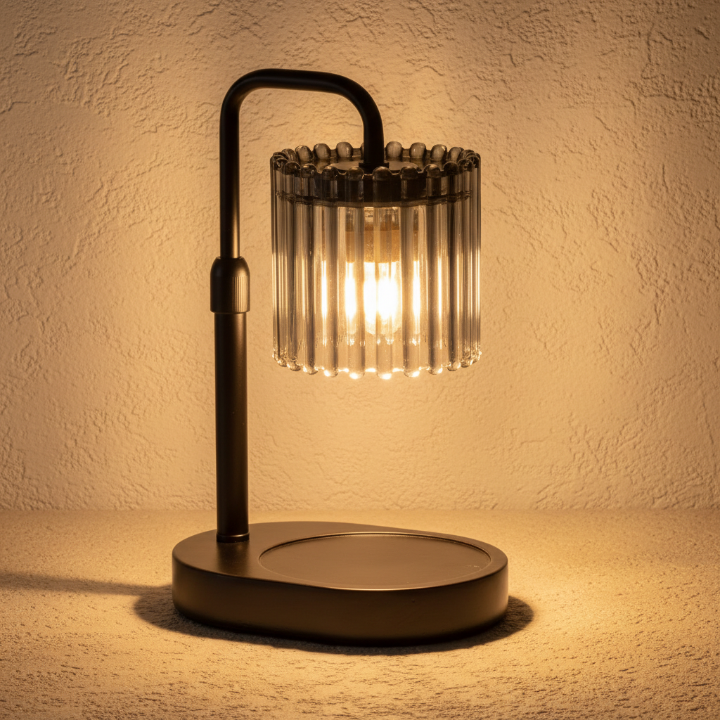 Crystal Stripe Candle Warmer Lamp