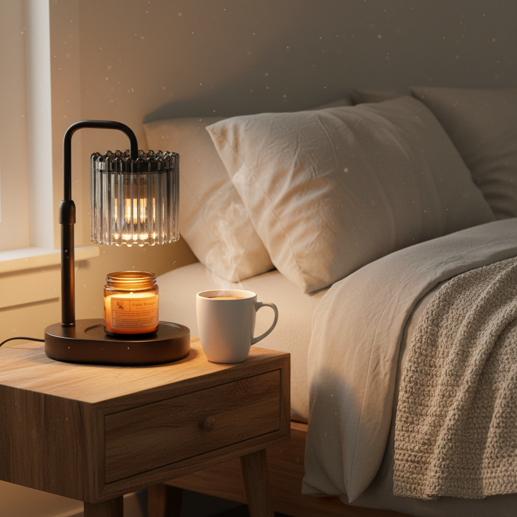Crystal Stripe Candle Warmer Lamp