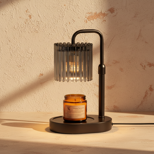 Crystal Stripe Candle Warmer Lamp