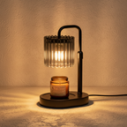 Crystal Stripe Candle Warmer Lamp