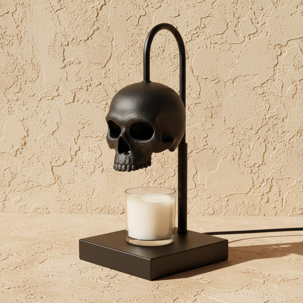 Skull Candle Warmer Lamp