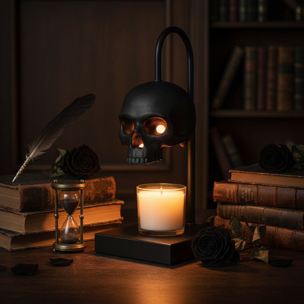 Skull Candle Warmer Lamp