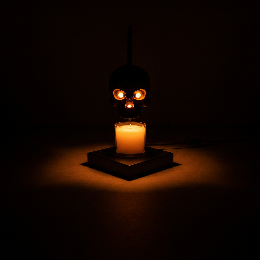 Skull Candle Warmer Lamp