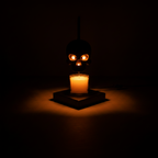 Skull Candle Warmer Lamp