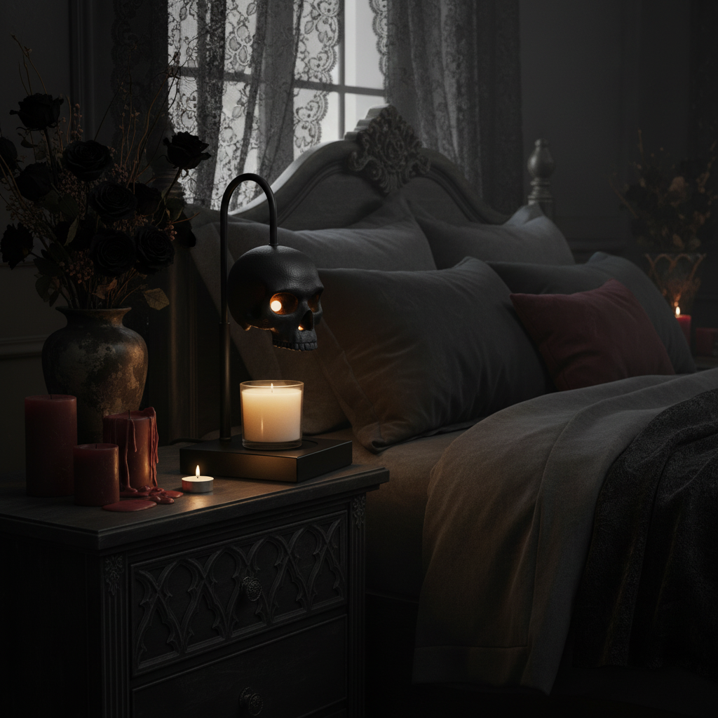Skull Candle Warmer Lamp