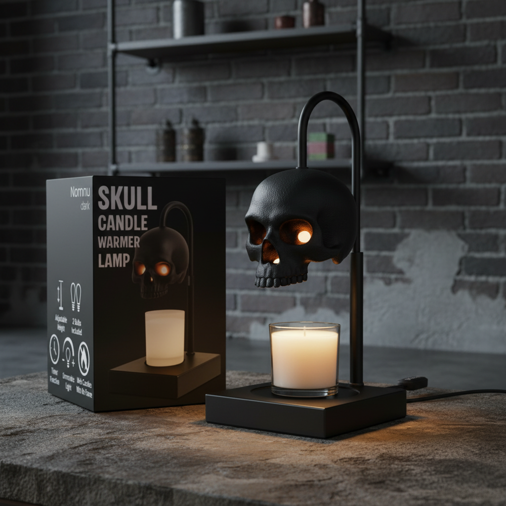 Skull Candle Warmer Lamp