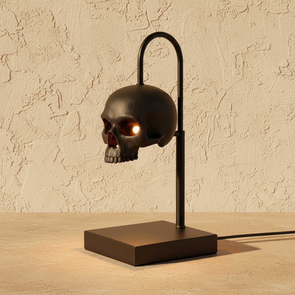 Skull Candle Warmer Lamp
