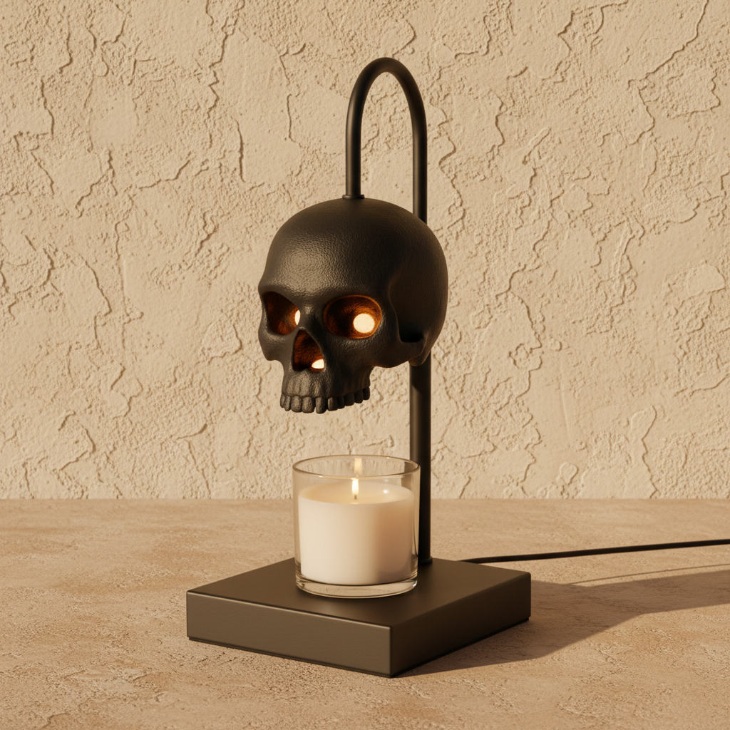 Skull Candle Warmer Lamp