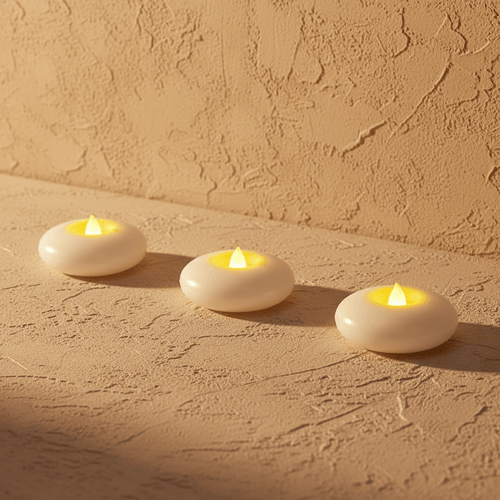 Flameless Floating Candles - 24 Pcs