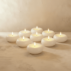 Flameless Floating Candles - 24 Pcs