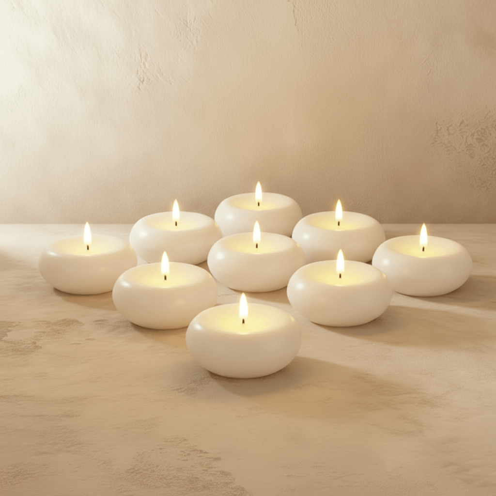 Flameless Floating Candles - 24 Pcs