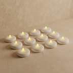 Flameless Floating Candles - 24 Pcs