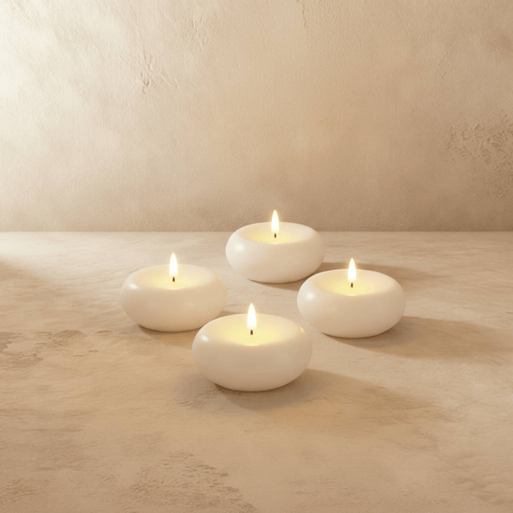 Flameless Floating Candles - 24 Pcs