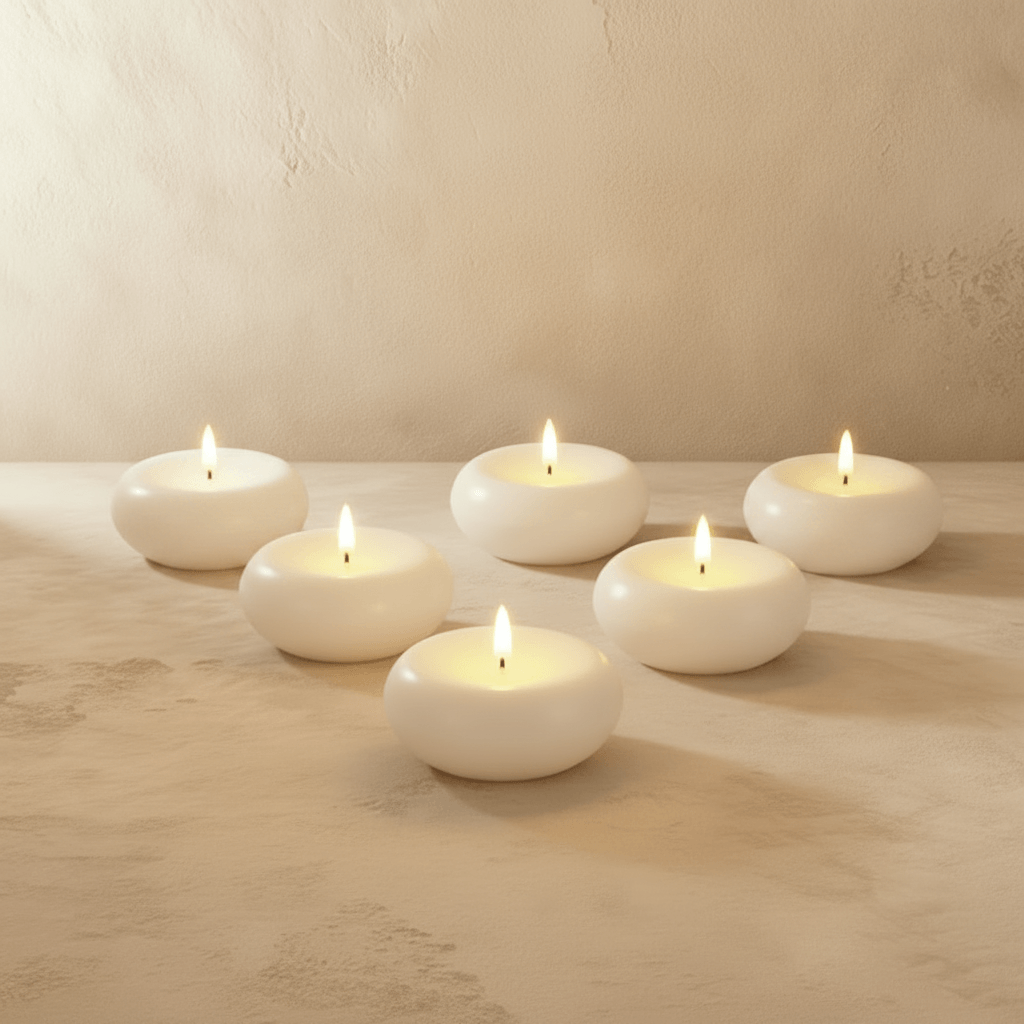 Flameless Floating Candles - 24 Pcs