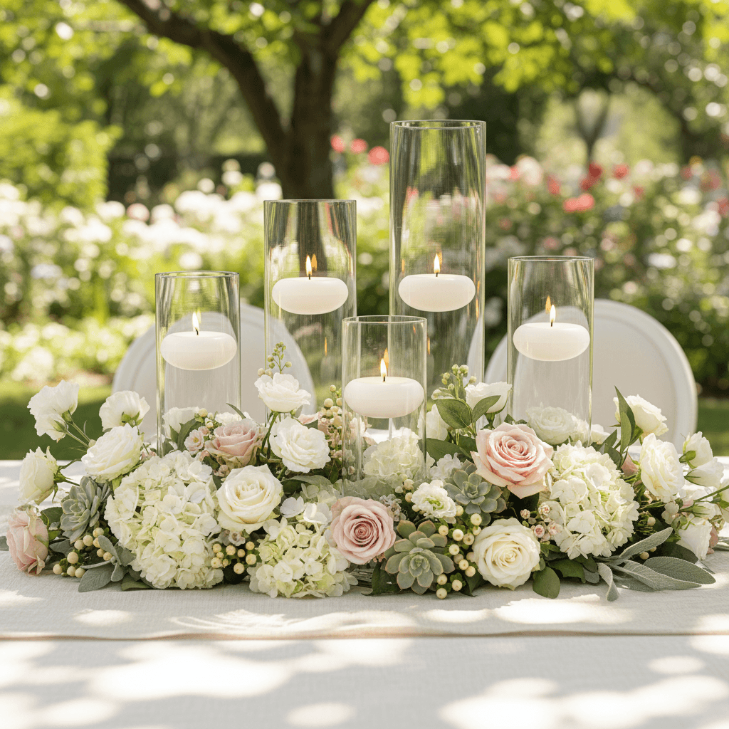 Flameless Floating Candles - 24 Pcs