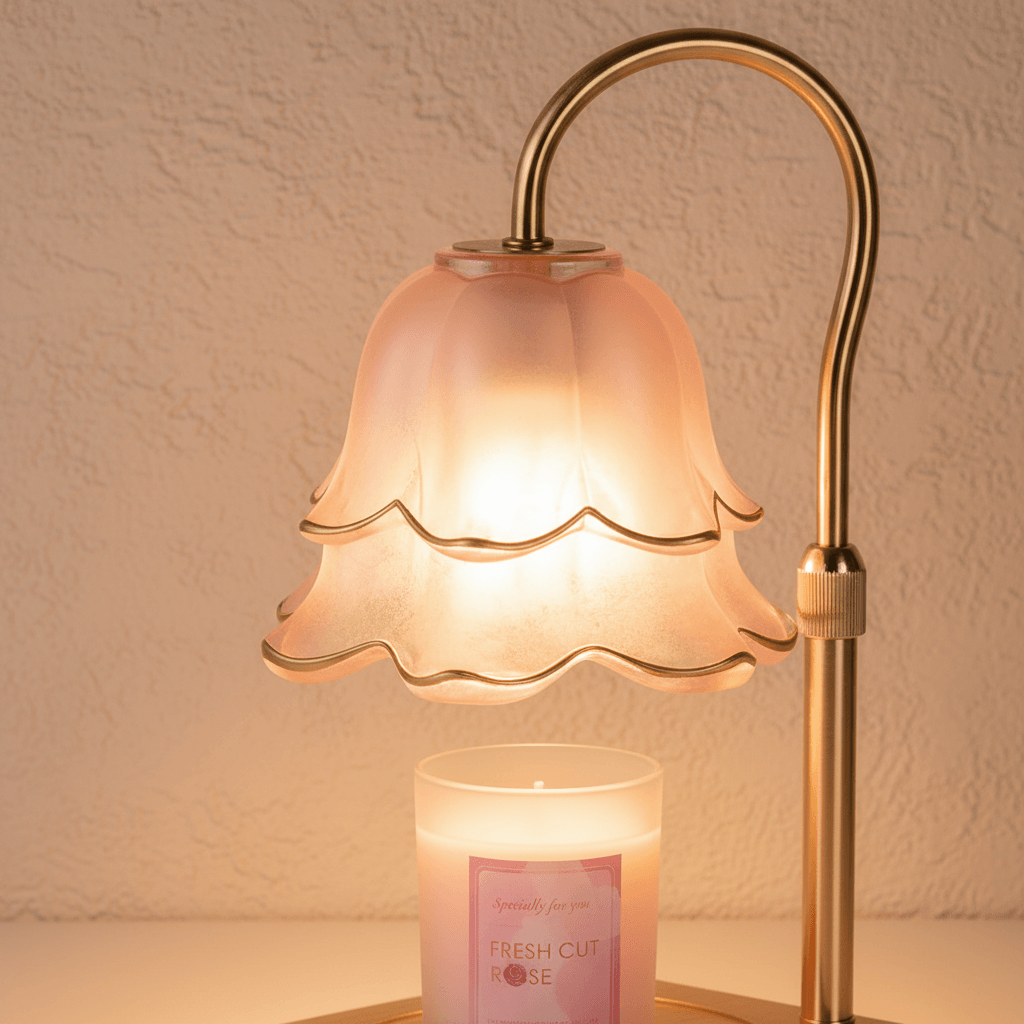 Flower Candle Warmer Lamp