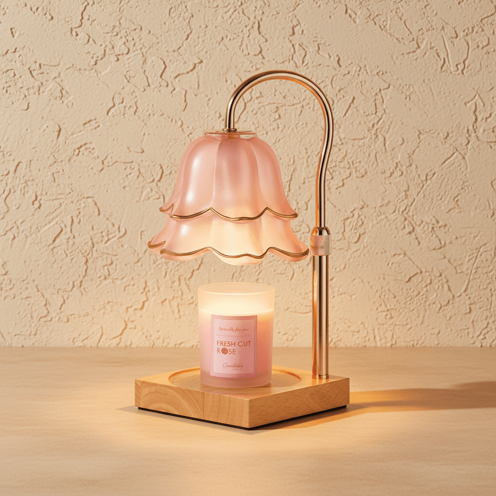 Flower Candle Warmer Lamp