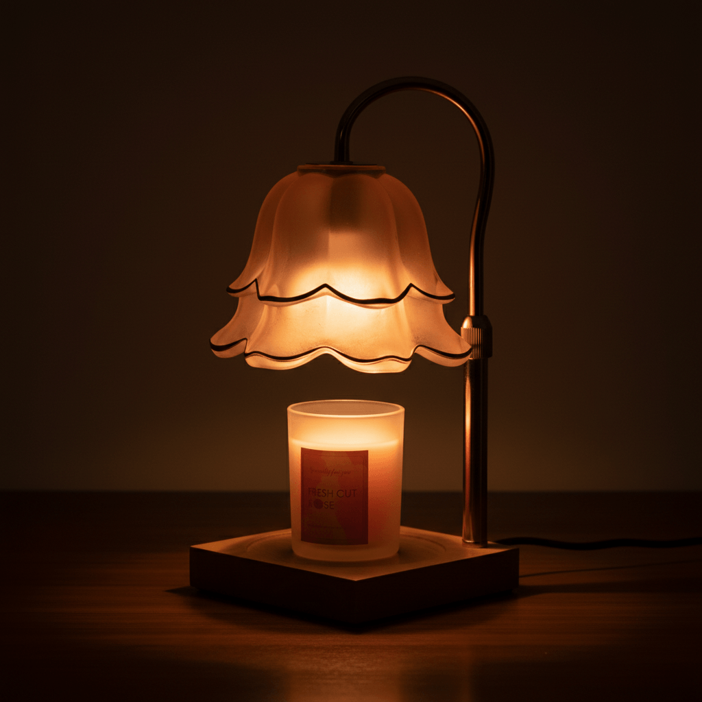 Flower Candle Warmer Lamp