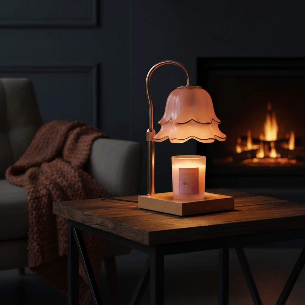 Flower Candle Warmer Lamp