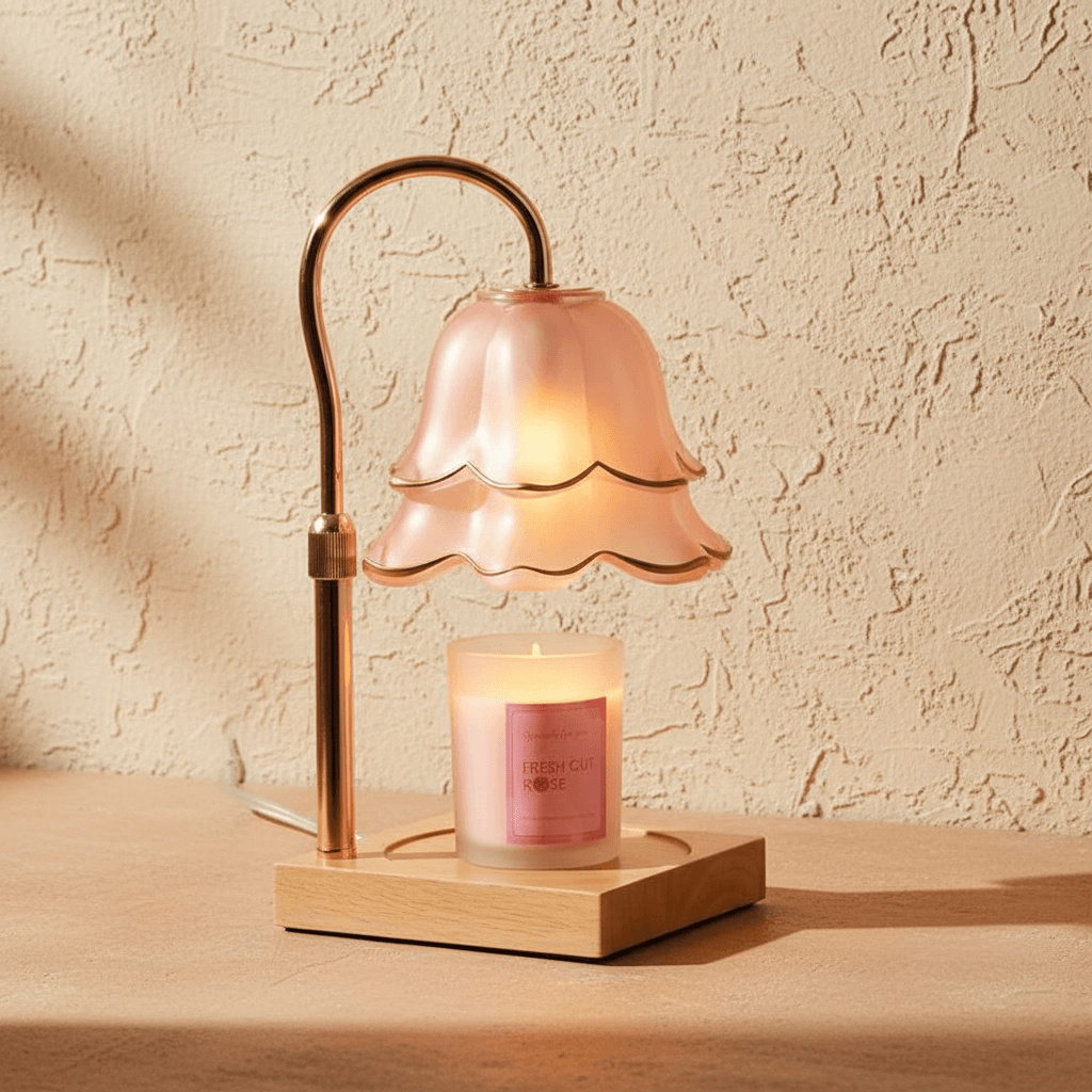 Flower Candle Warmer Lamp