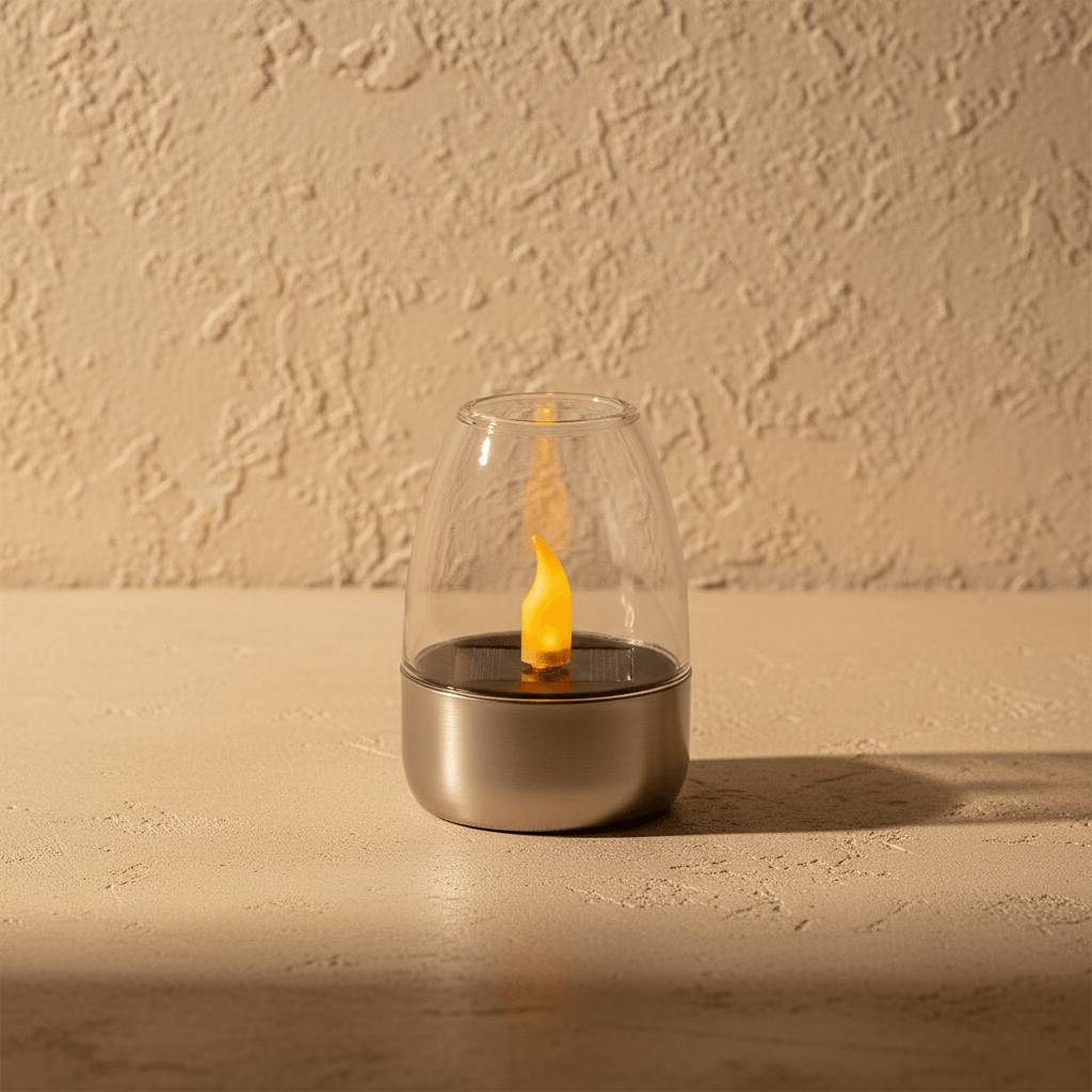Solar Tea Light Candles - 6 Pcs