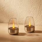Solar Tea Light Candles - 6 Pcs