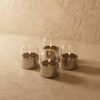 Solar Tea Light Candles - 6 Pcs