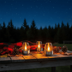 Solar Tea Light Candles - 6 Pcs