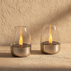 Solar Tea Light Candles - 6 Pcs