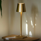 Slim LED Table Lamp with Shade – Modern Bedside Night Light for Bedroom, Living Room & Nightstand