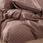 Harbor Stripe Duvet Cover Nautical Cotton Bedding Bedroom