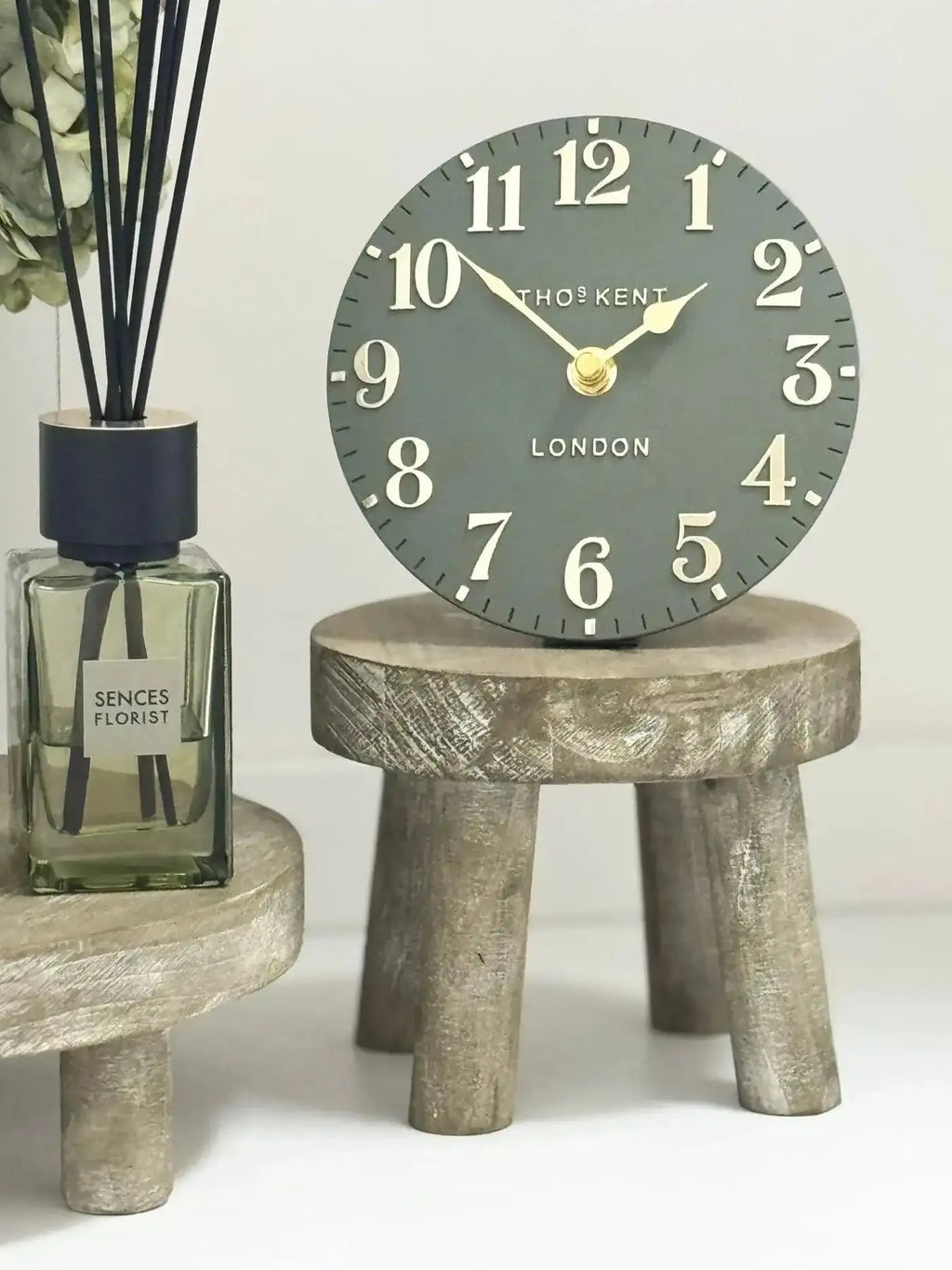 Wooden Display Milking Stool Rustic Home Decor Accent