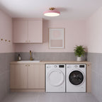 Modern Round LED Flush Mount Ceiling Light 1-Light