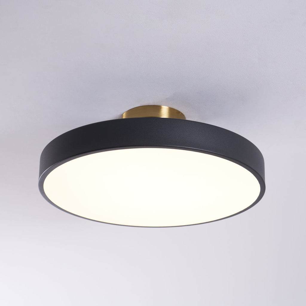 Modern Round LED Flush Mount Ceiling Light 1-Light