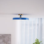 Modern Round LED Flush Mount Ceiling Light 1-Light