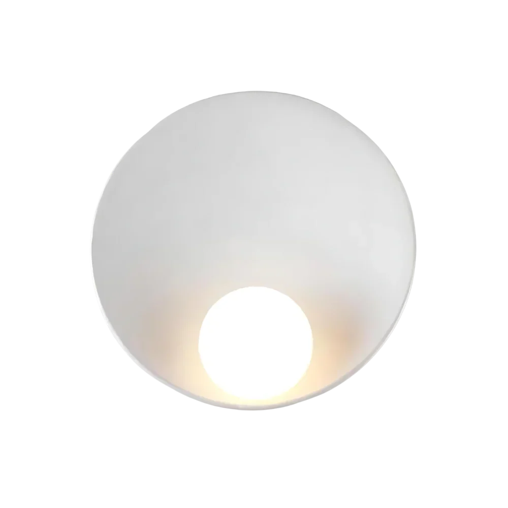 Modern Japandi Resin Bowl Wall Sconce G9 1-Light