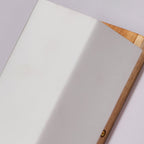 Japanese Wood Glass Rectangle 1-Light LED Wall Sconce Lamp