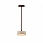 Kairi Natural Travertine Stone Vintage Cream Pendant Light