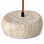 Kairi Natural Travertine Stone Vintage Cream Pendant Light