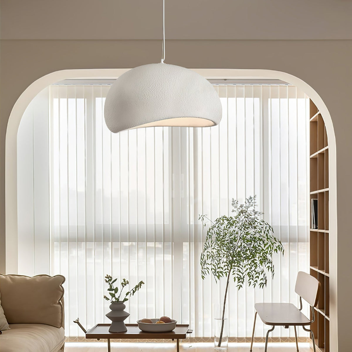 Modern Minimalist Dome LED Pendant Light 1-Light