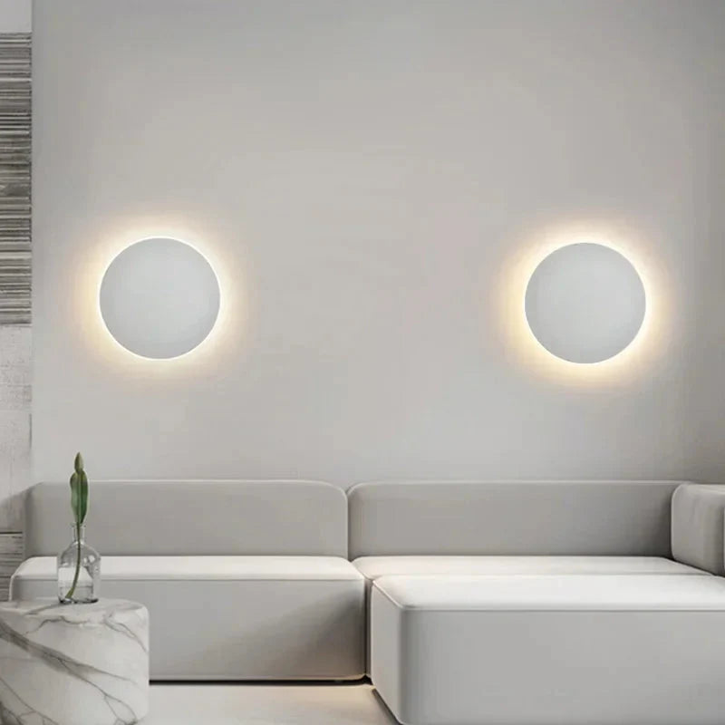 Modern Nordic Round LED Sconce 1-Light