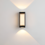 Nordic Minimalist Acrylic Rectangular Outdoor Wall Light LED Up-Down