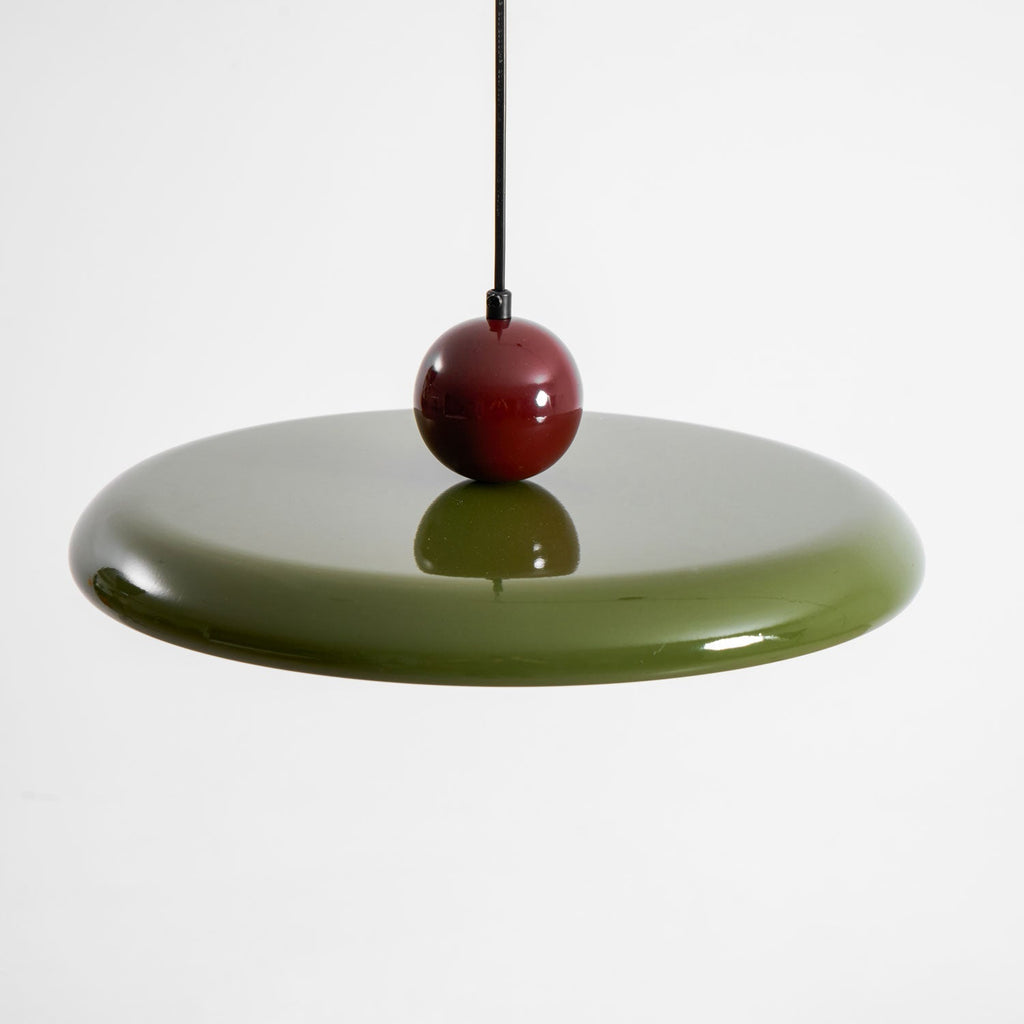 Modern Disc LED Plug-in Pendant Light 1-Light