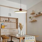 Modern Disc LED Plug-in Pendant Light 1-Light