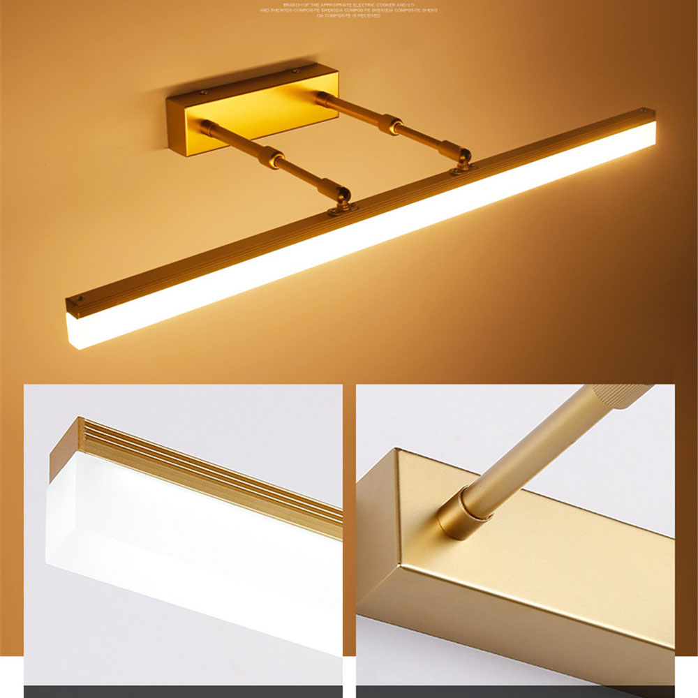 LED Waterproof Bathroom Wall Light – IP65 Modern Vanity Mirror Light Fixture