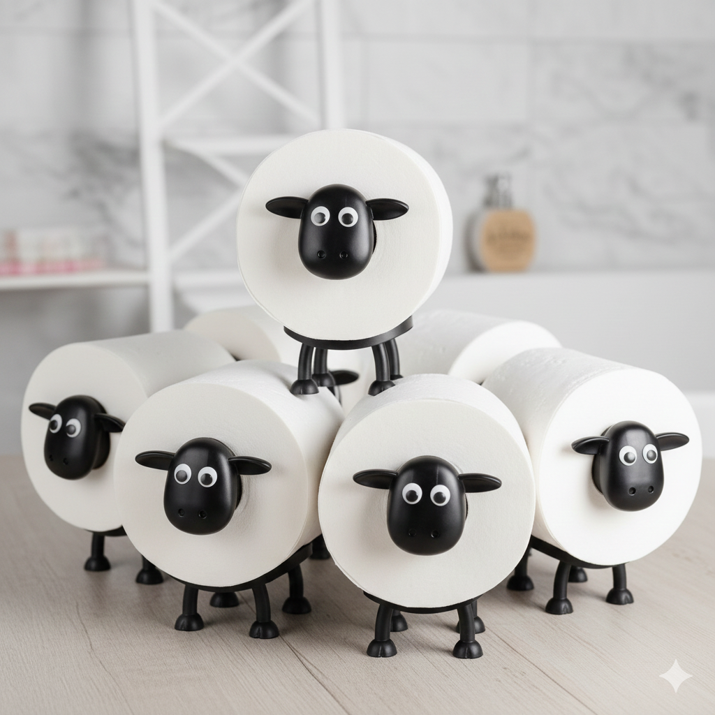 Little Sheep Garden Figurine Outdoor Decorative Lawn Ornament Decor