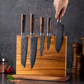 Lignum Magnetic Knife Holder Wooden Double-Sided Kitchen Knife Stand Glenbrookhome