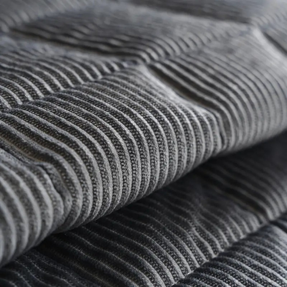 Minimalist Corduroy Ribbed Sofa Cover