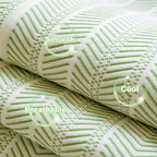 Minimalist Ice Silk Striped Sofa Cover