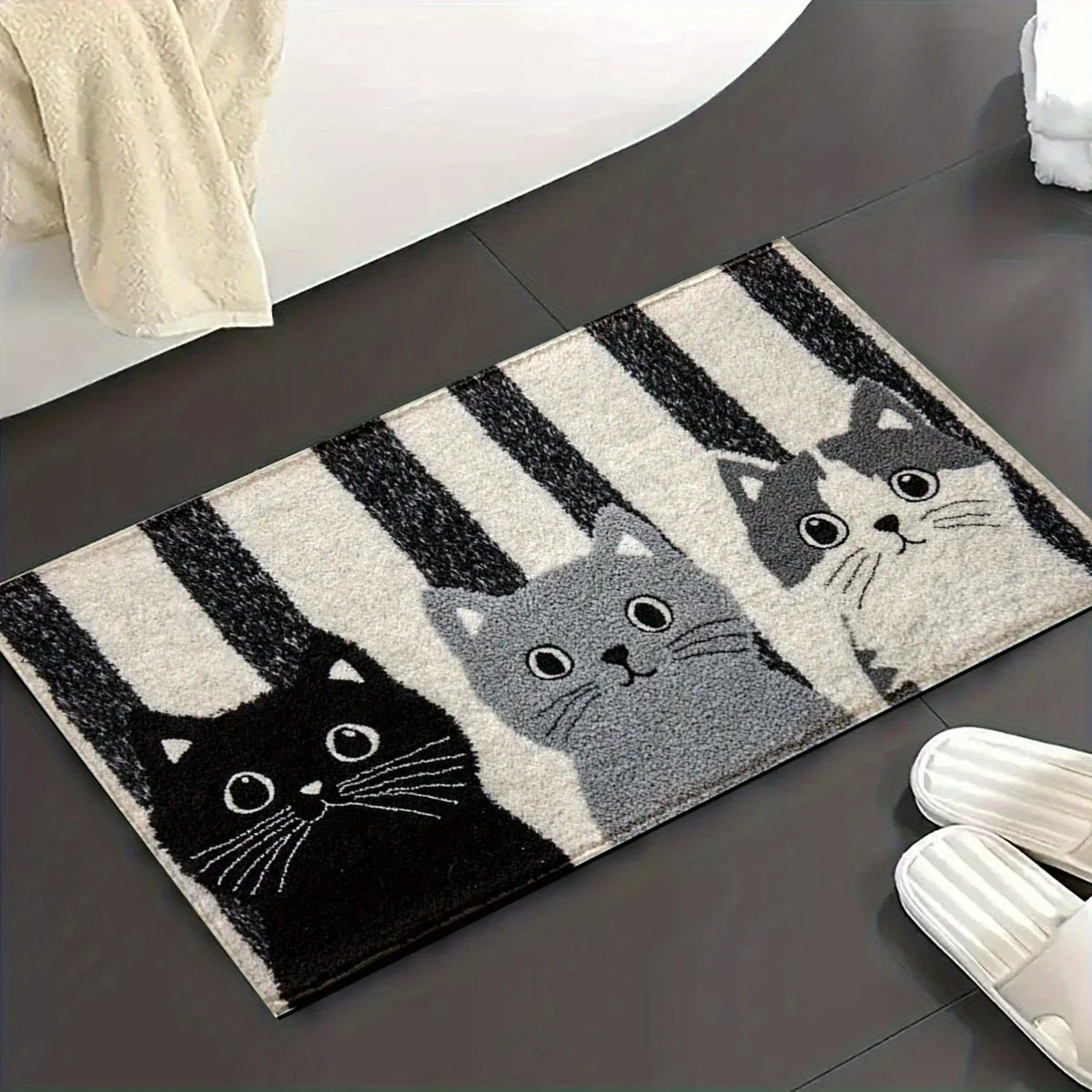 Minimalist Imitation Cashmere Cat Rug